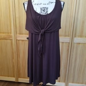 Brown swimsuit coverup